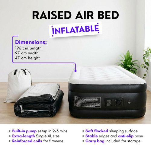 Single air bed - single,