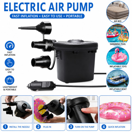 Electric air pump inflator for - air,