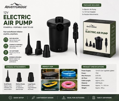 12v electric air pump fast - electric,