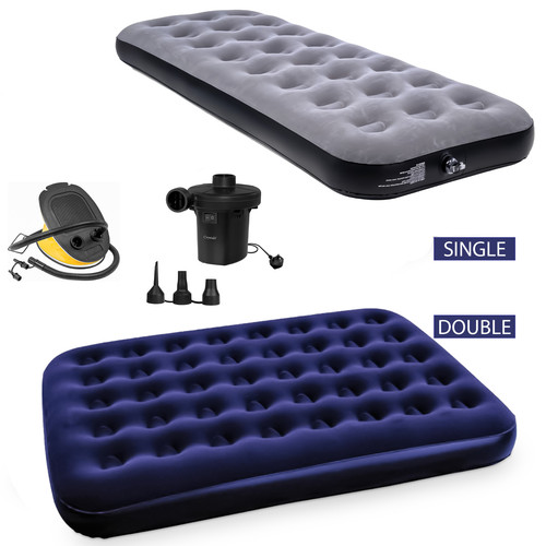 Bestway double single - double, flocked